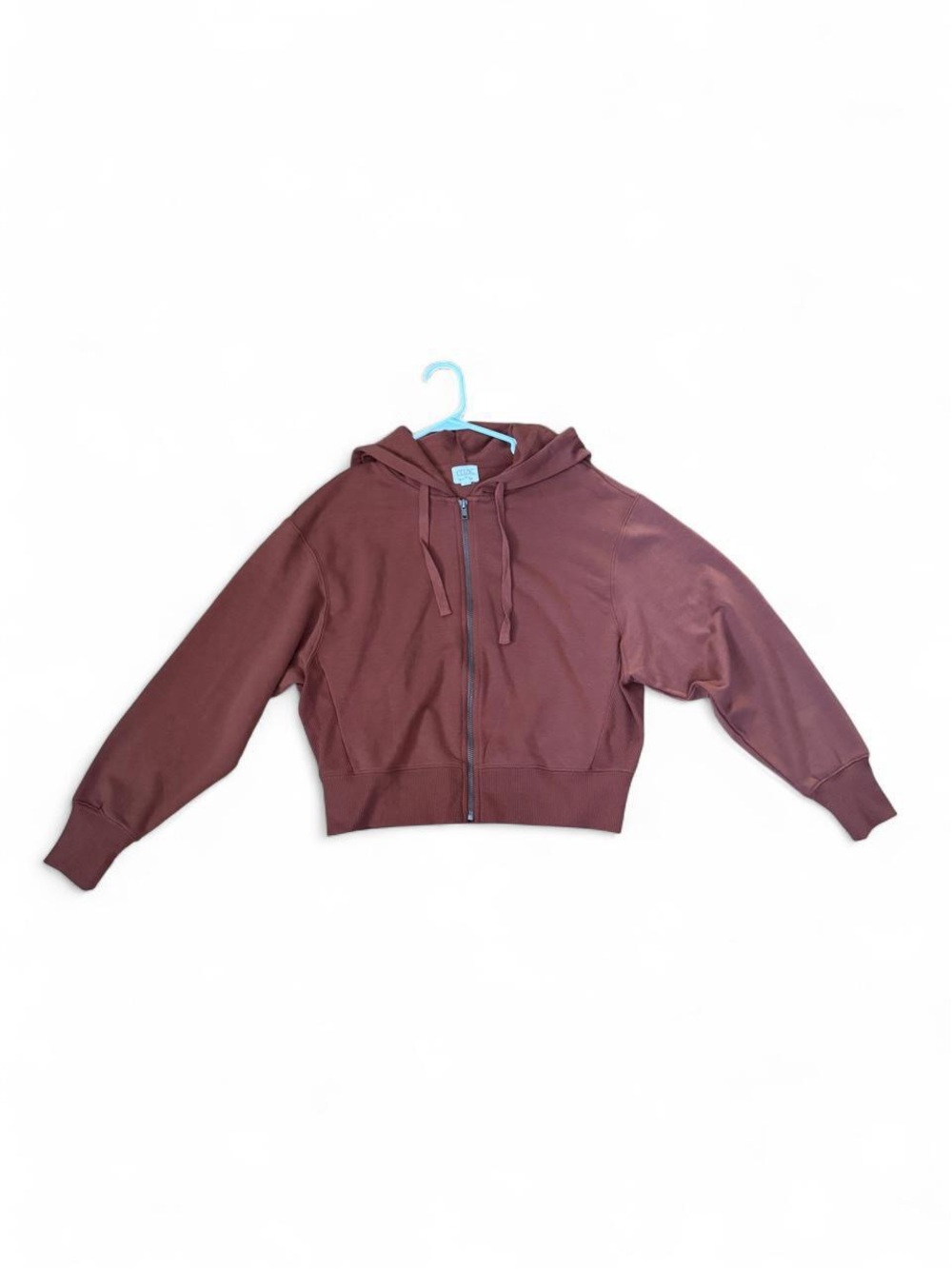 Pink Rose Terracotta Zip-Up Hoodie